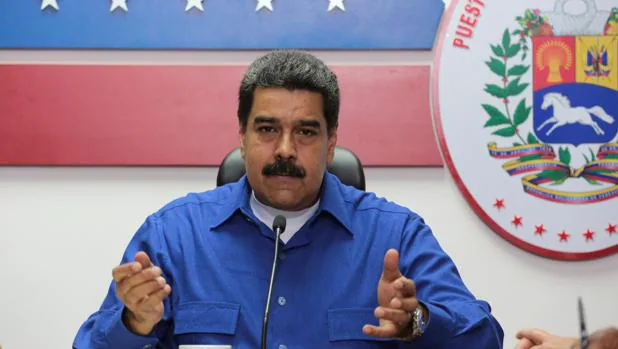 Maduro, en una reciente comparecencia