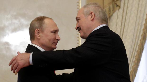 Putin y Lukashenko