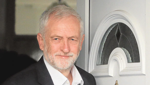 Jeremy Corbyn, a la salida de su domicilio en Londres esta semana