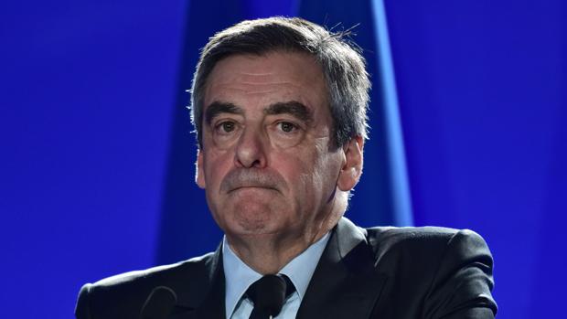 François Fillon comparece tras conocer los primeros resultados de las elecciones francesas