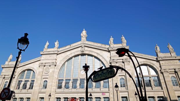 La Estación del Norte de París, rodeada por la Policía