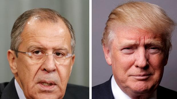 Segei Lavrov y Donald Trump