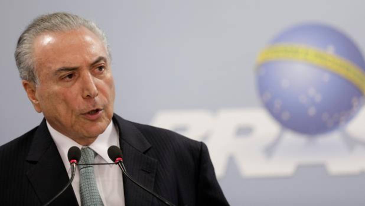 Michel Temer, presidente de Brasil