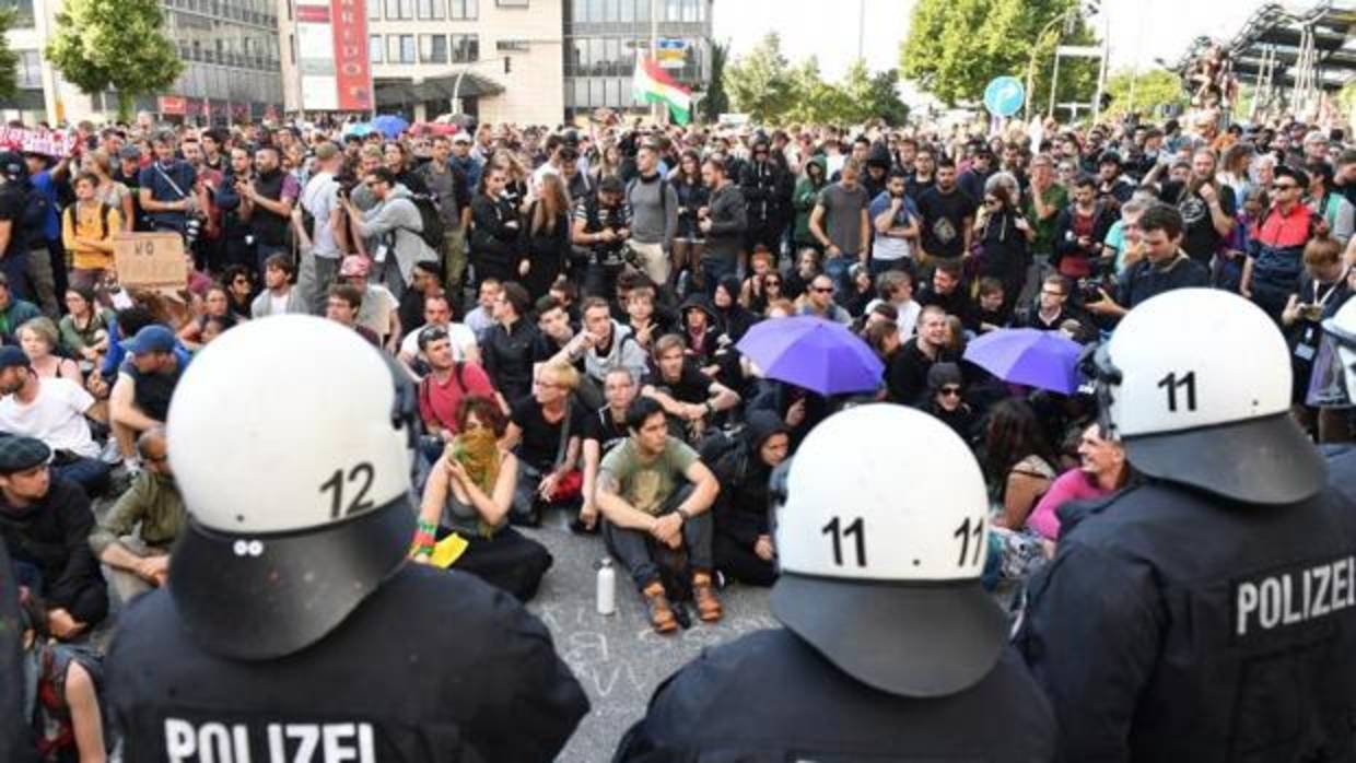 Las protestas han sido una constante durante la cumbre