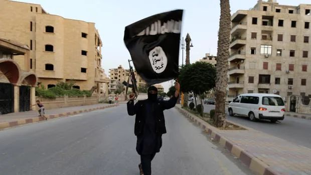 Imagen de archivo de un yihadista de Daesh