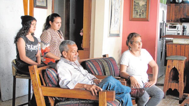 La familia Márquez recibió a ABC en su domicilio de Caracas