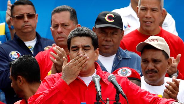Nicolás Maduro durante el cierre de campaña por la Constituyente