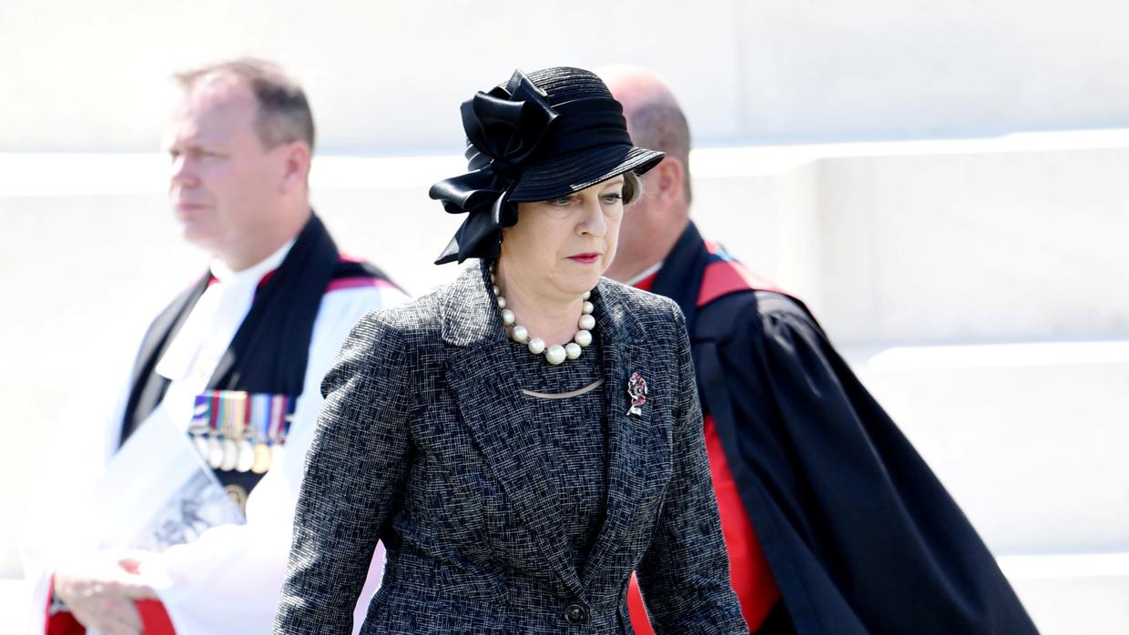 May participa ayer en la celebración del centenario de la batalla de Passchendaele