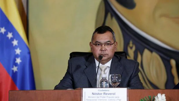 El minsistro de Interior y Justicia venezolano, Néstor Reverol