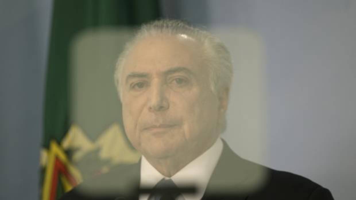 El presidente de Brasil, Michel Temer, en una imagen de este miércoles