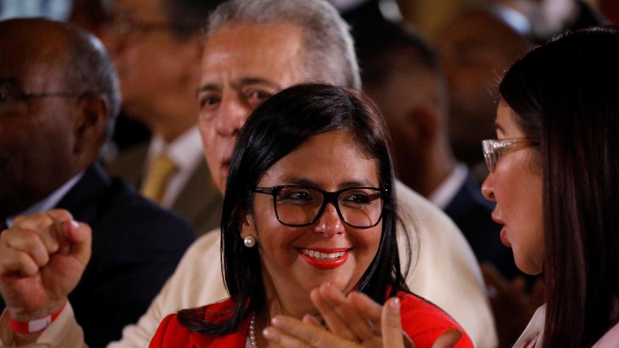 Delcy Rodríguez ha sido elegida, por abrumadora mayoría, presidente de la Asamblea Nacional Constituyente