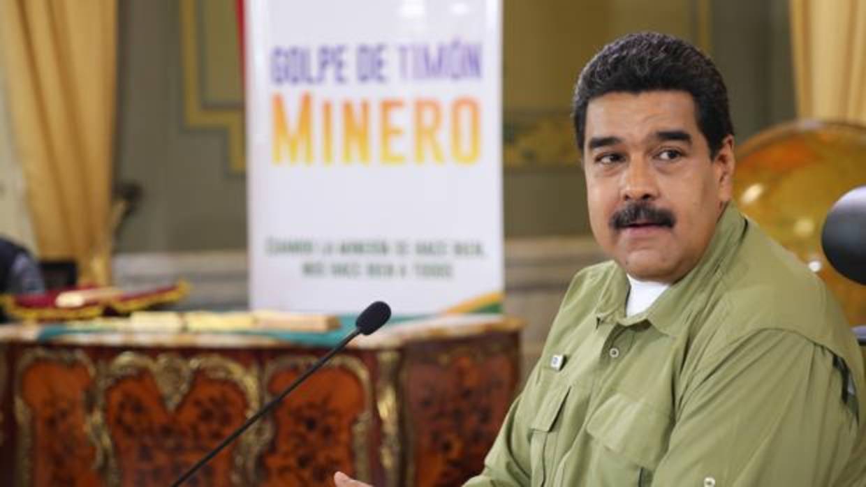 Nicolás Maduro, durante un acto de gobierno en Caracas