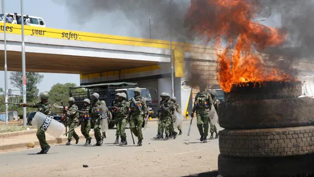 Primeros disturbios tras la denuncia de fraude electoral en Kenia