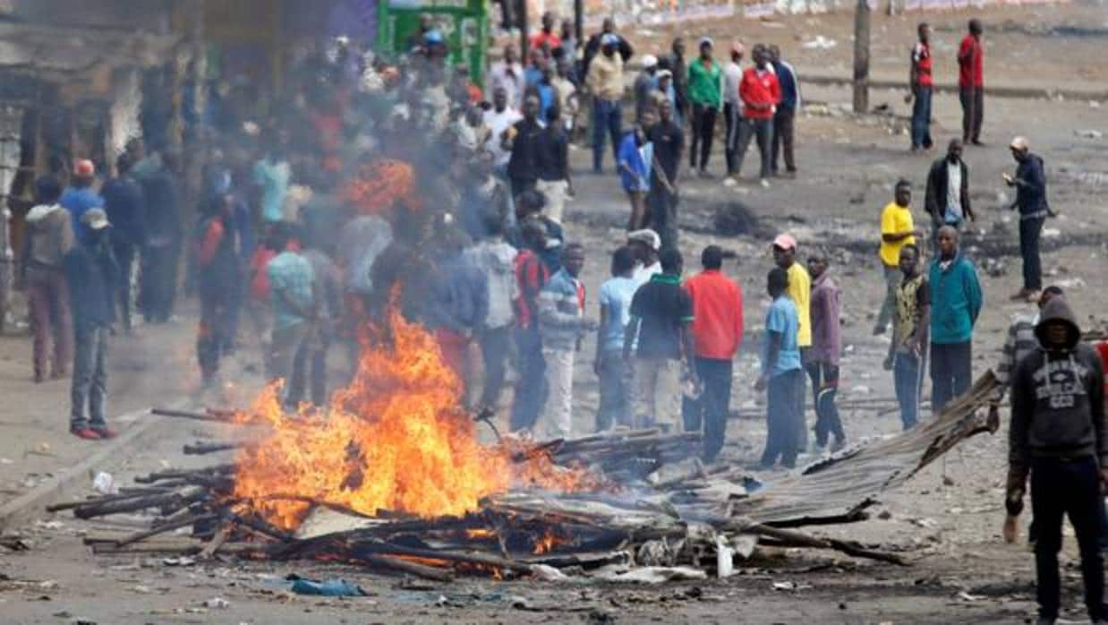 Barricadas en Nairobi
