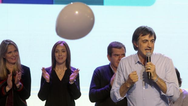 Bullrich celebra su ajustado triunfo ante Kirchner en las primarias de Argentina