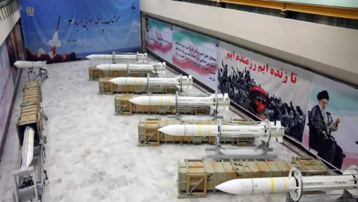 Misiles Sayyad-3 mostrados por el Ministro de Defensa de Irán el pasado mes de julio