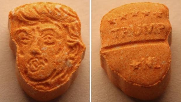 Dos hombres detenidos al estar en posesión de 5.000 pastillas de éxtasis con la cara de Donald Trump