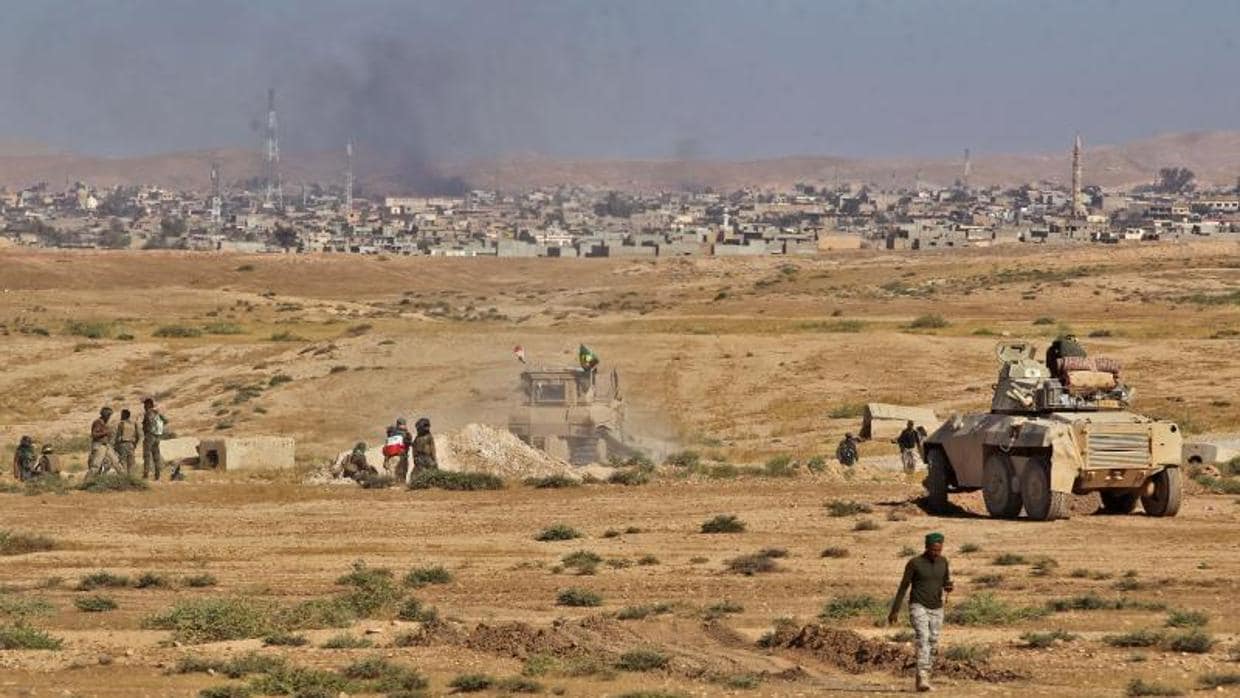 Avance de las tropas iraquíes sobre la ciudad de Tal Afar, al oeste de Mosul