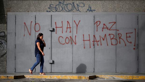 Delcy Rodríguez culpa a Estados Unidos del hambre en Venezuela