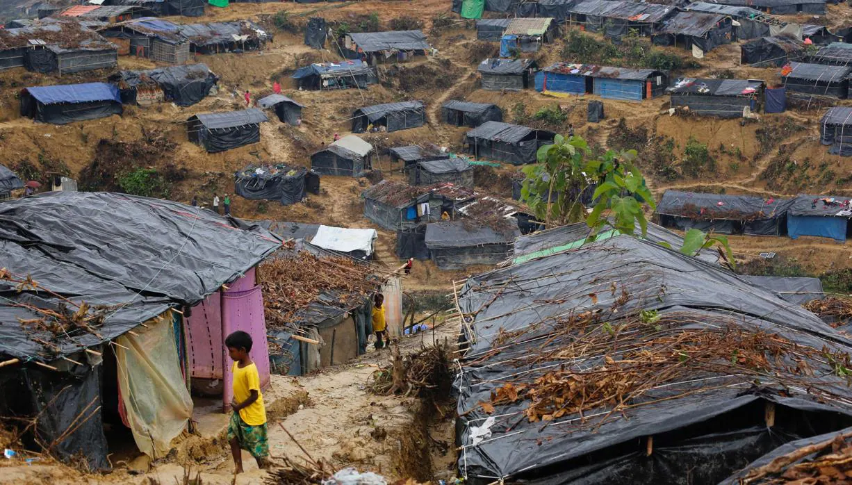 Refugiados rohingya en la región bangladeshí de Cox's Bazar