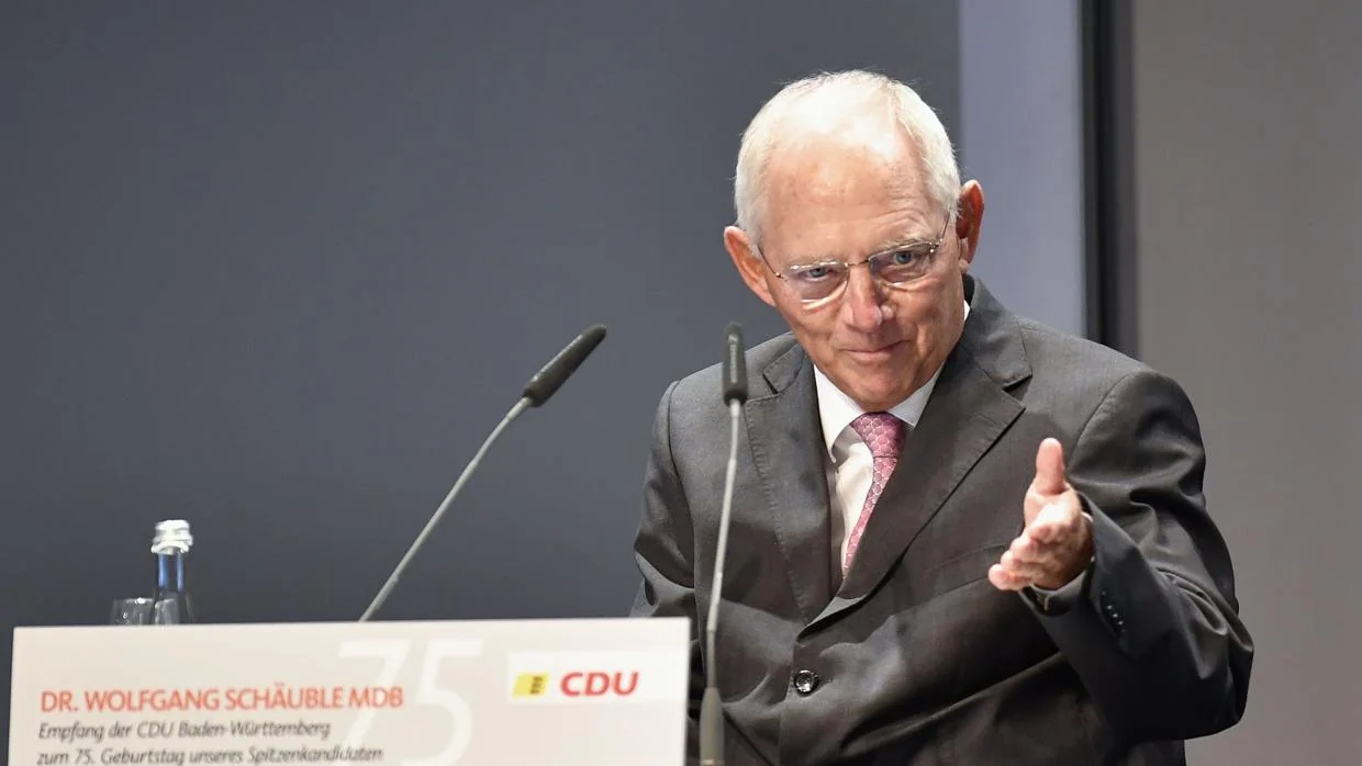 El ministro alemán de Finazas, Wolfgang Schäuble