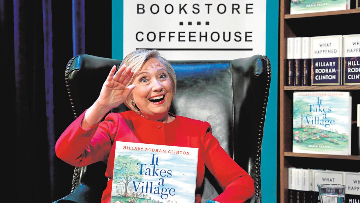 Hillary Clinton, durante la presentación de uno de sus libros en Washington