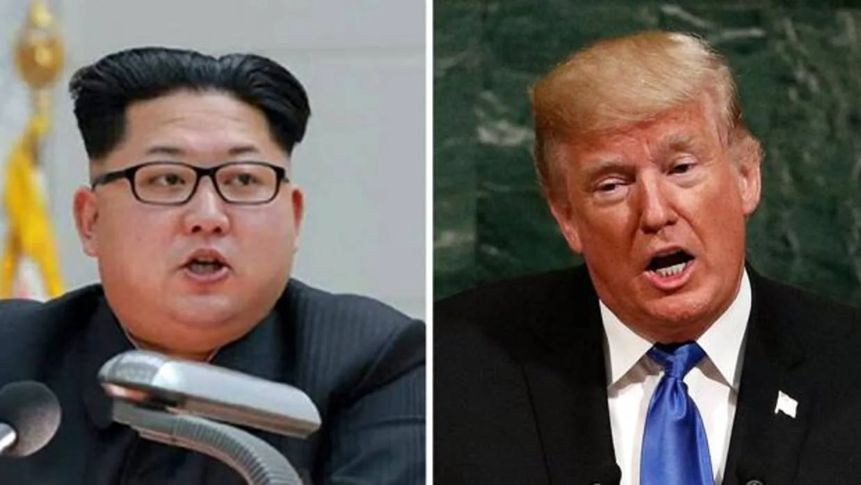 Kim Yong Un y Donald Trump