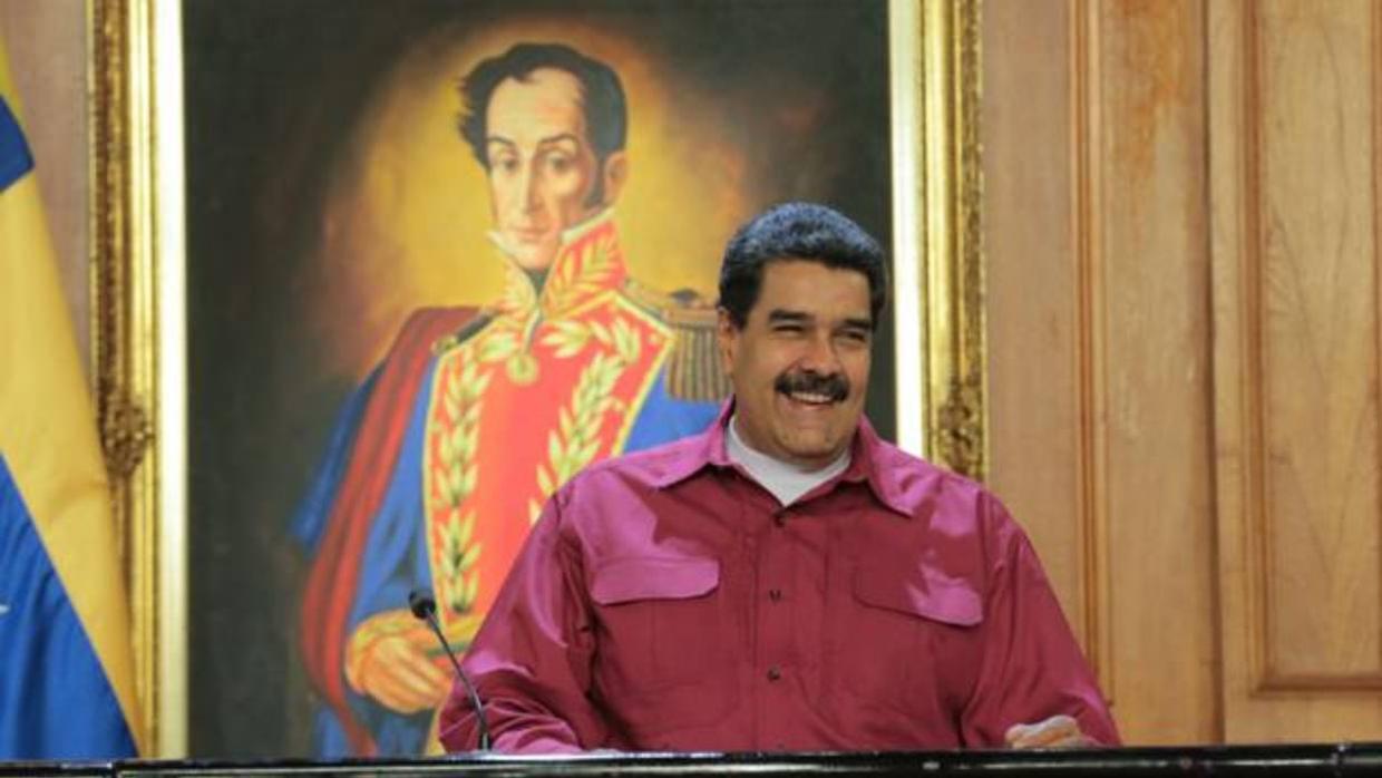El presidente venezolano, Nicolás Maduro, durante una reunión con representantes del sector de salud