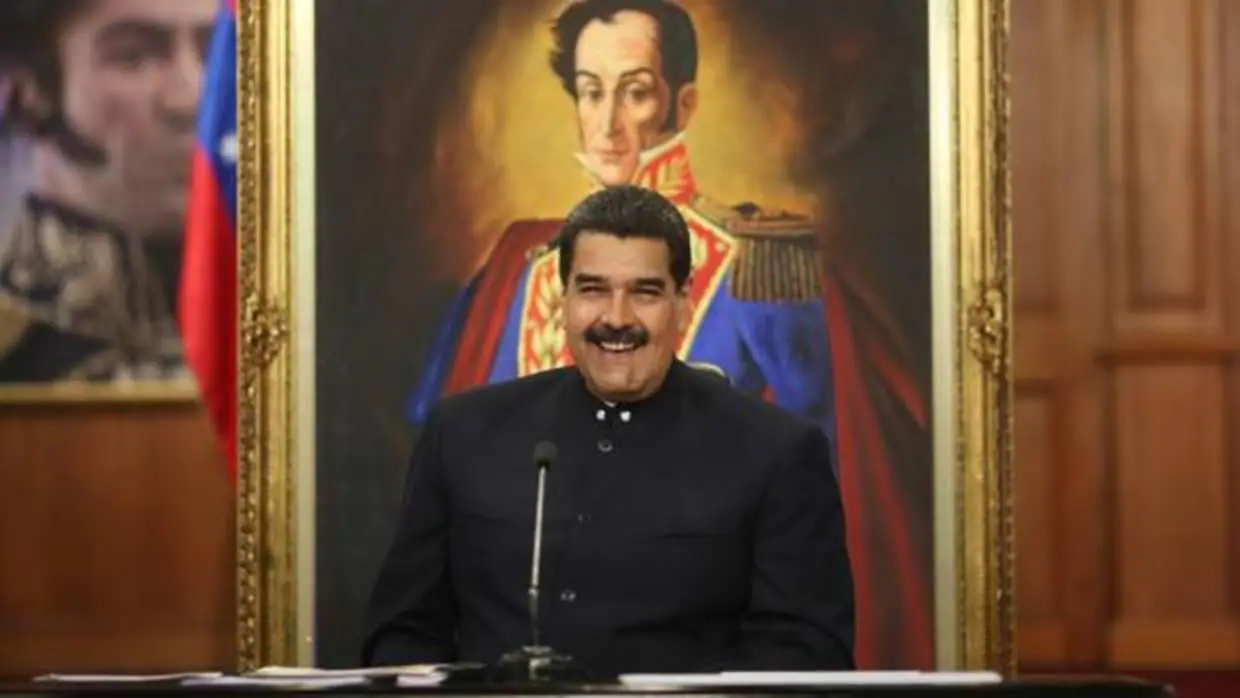 Nicolás Maduro, durante su comparecencia ante los medios el pasado martes