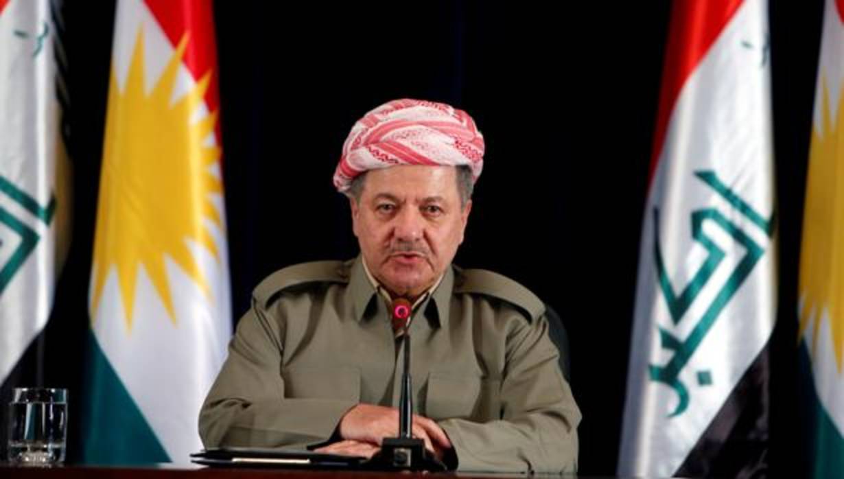 Masud Barzani, el pasado día 24 en Erbil