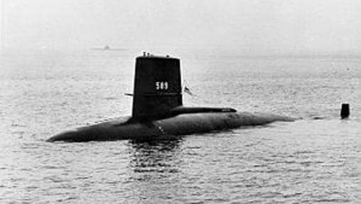 Imagen del submarino Scorpion