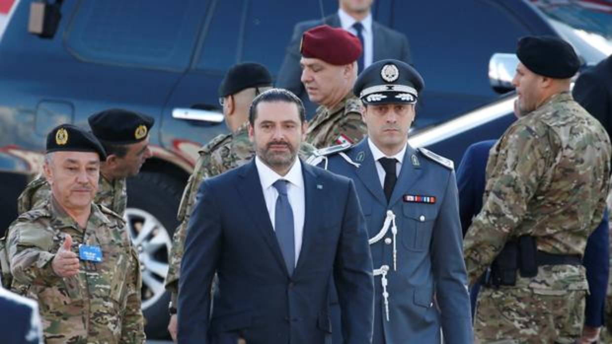 Saad Hariri, primer ministro dimisionario de Líbano