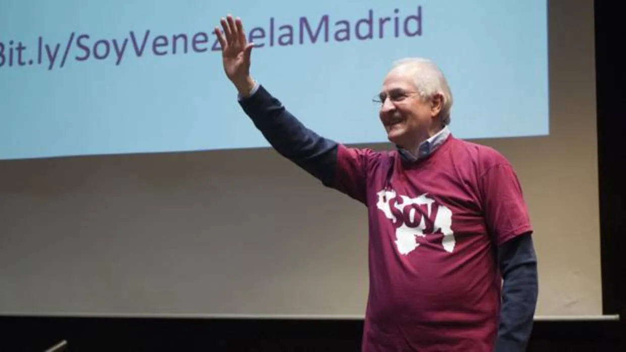 Antonio Ledezma, en la presentación en Madrid de la plataforma «Soy Venezuela»