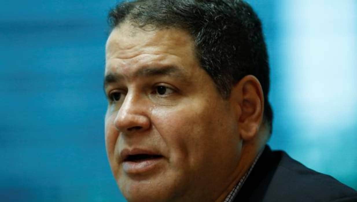 El portavoz de la delegación opositora venezolana. Luis Florido