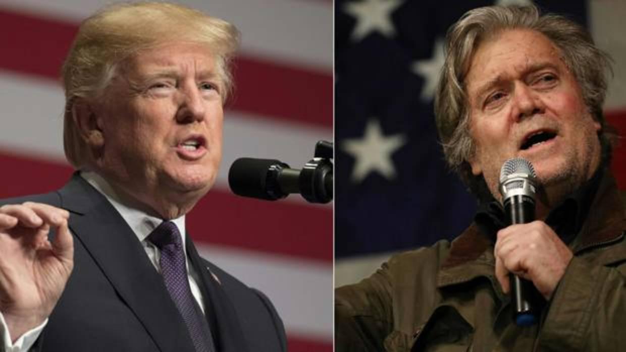 Donald Trump y Steve Bannon