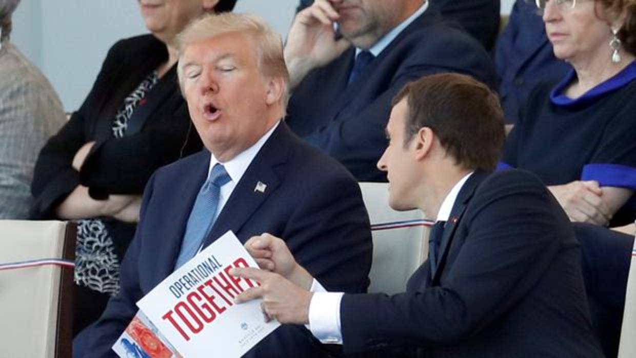 Donald Trump asistió el pasado 14 de julio a la celebración nacional de Francia invitado por Emmanuel Macron