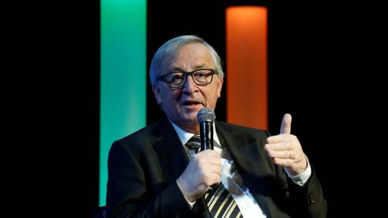 Jean-Claude Juncker, ayer, durante un discurso en Bruselas
