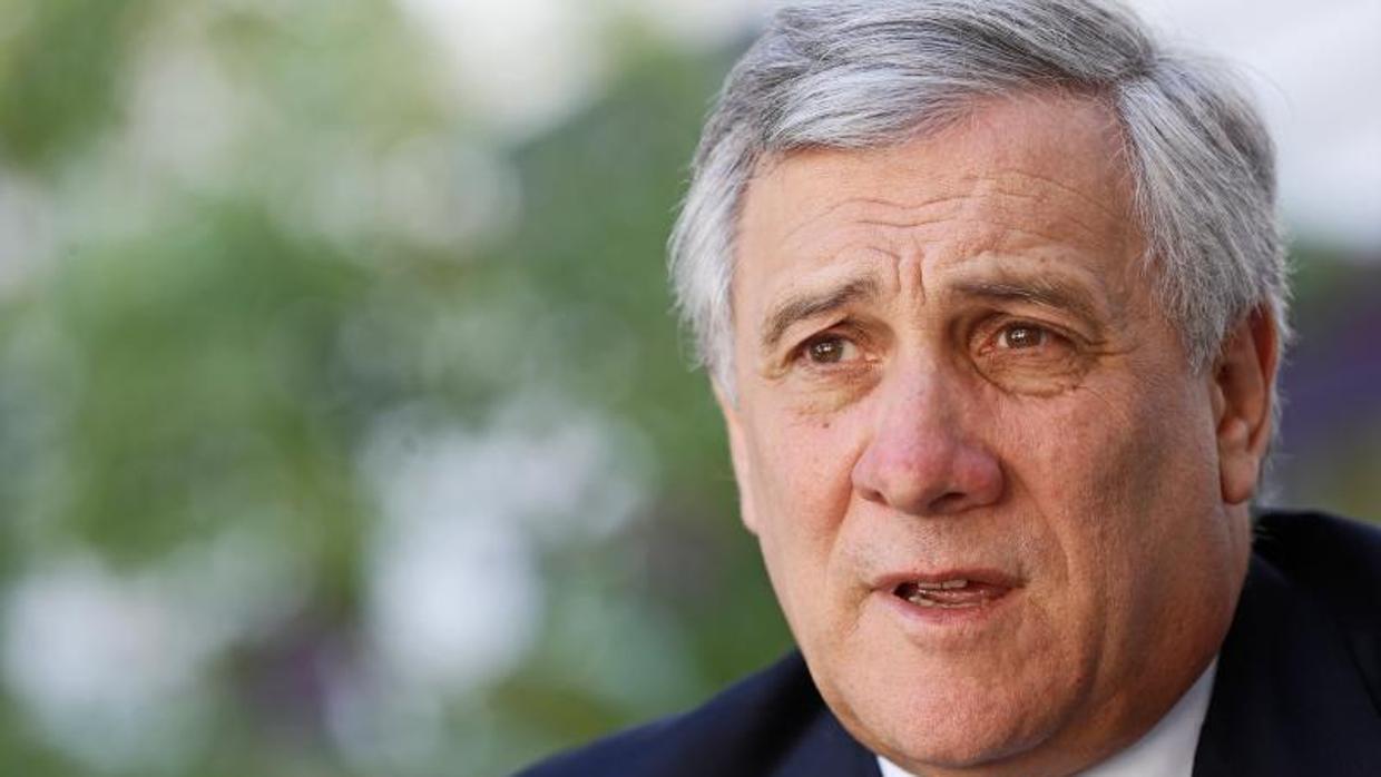 Antonio Tajani, durante la entrevista mantenida en Valencia