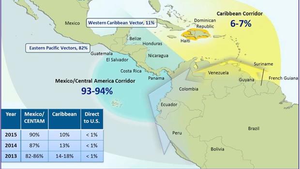 Los carteles dominicanos, claves en la ruta final de la droga en EE.UU.