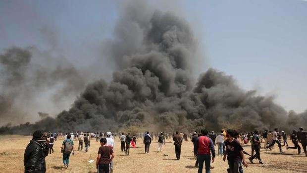 Marcha sangrienta en la franja de Gaza con al menos diez muertos