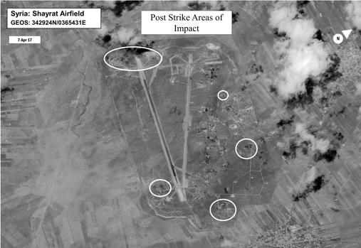 La base de Shayrat, objetivo del primer ataque de Estados Unidos contra el ejército sirio