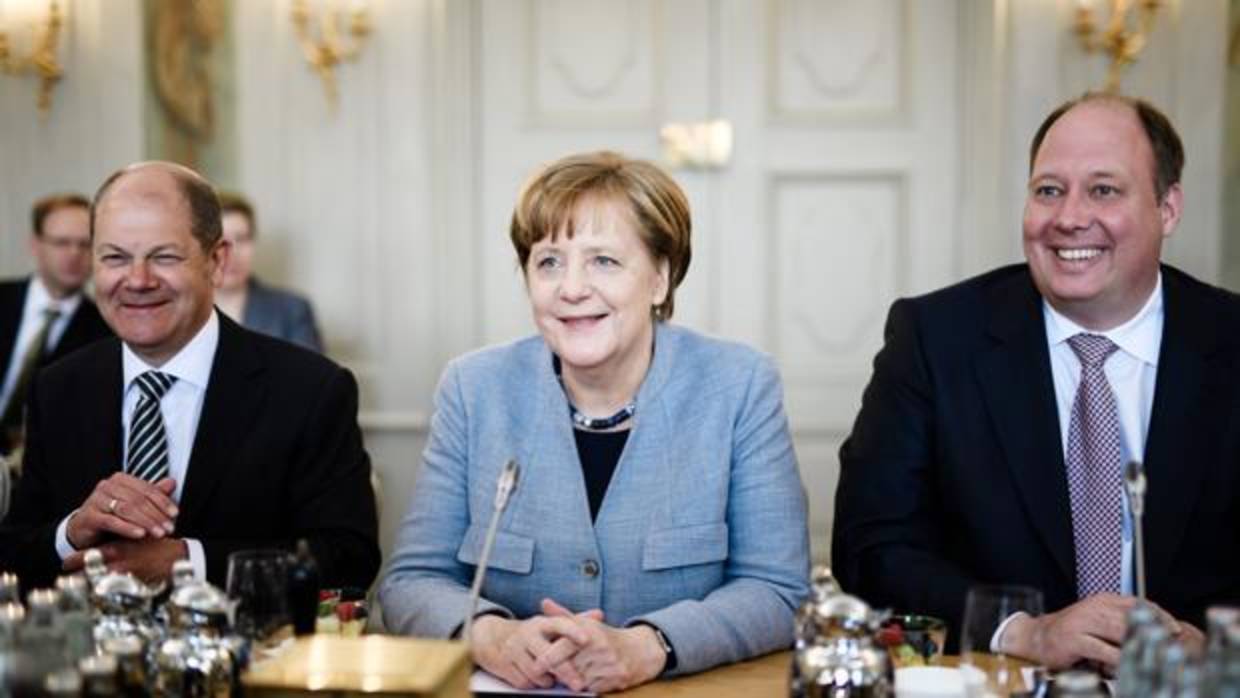 La canciller Merkel en un reciente consejo de su Gabinete