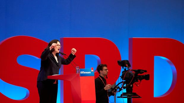 El SPD elige a Andrea Nahles, la primera presidenta de la historia del Partido Socialdemócrata alemán