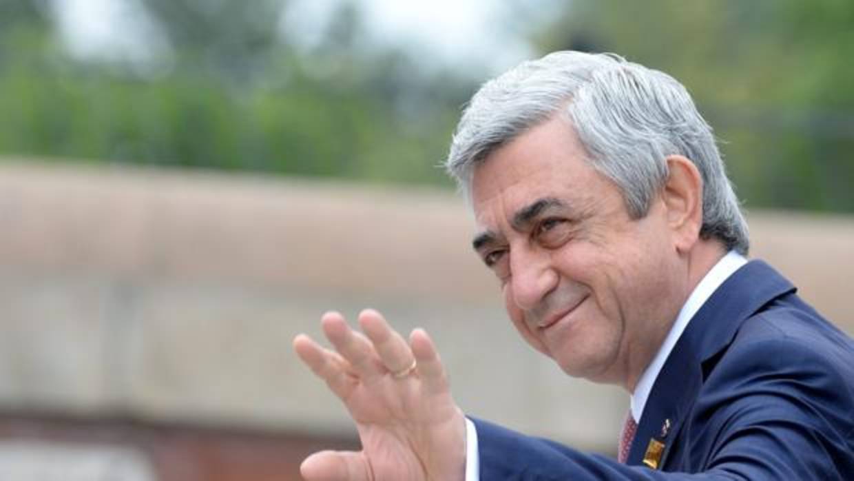 Foto de archivo del presidente de Armenia, Serge Sargsián