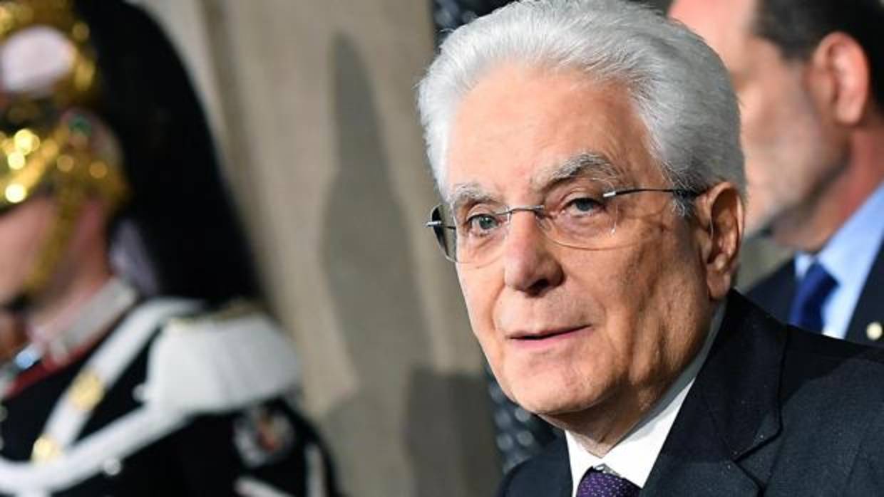 El presidente italiano, Sergio Mattarella