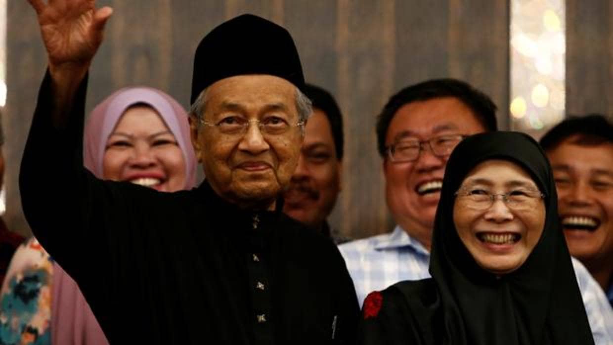 El nuevo primer ministro de Malasia, Mahathir Mohamad