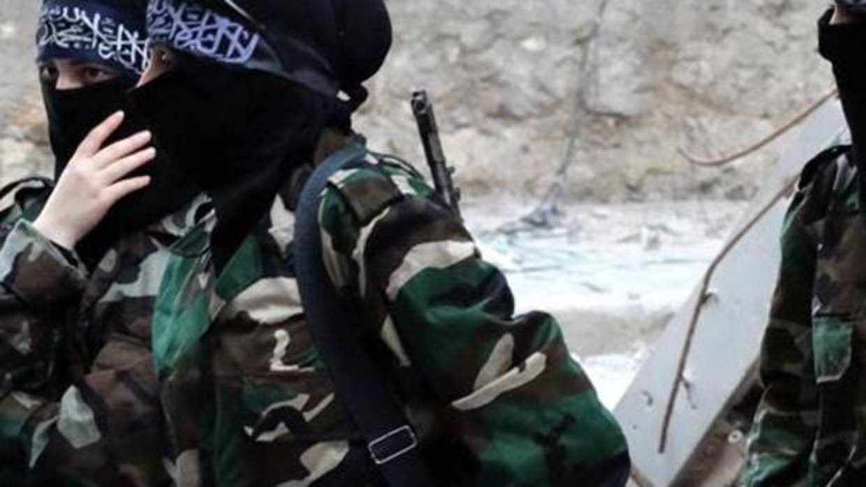 Grupo de militantes del grupo terrorista Daesh