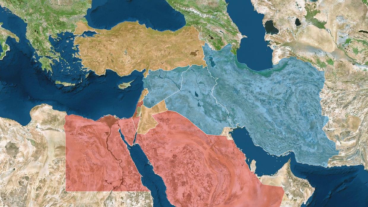 Las relaciones que explican el efecto en cadena bélico en Oriente Próximo