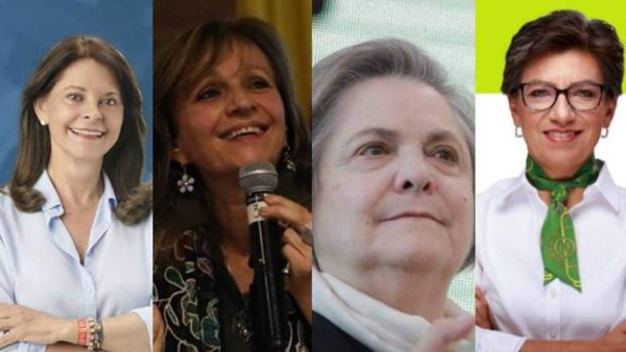 Marta Lucía Ramírez, Ángela María Robledo, Clara López y Claudia López candidatas a la vicepresidencia