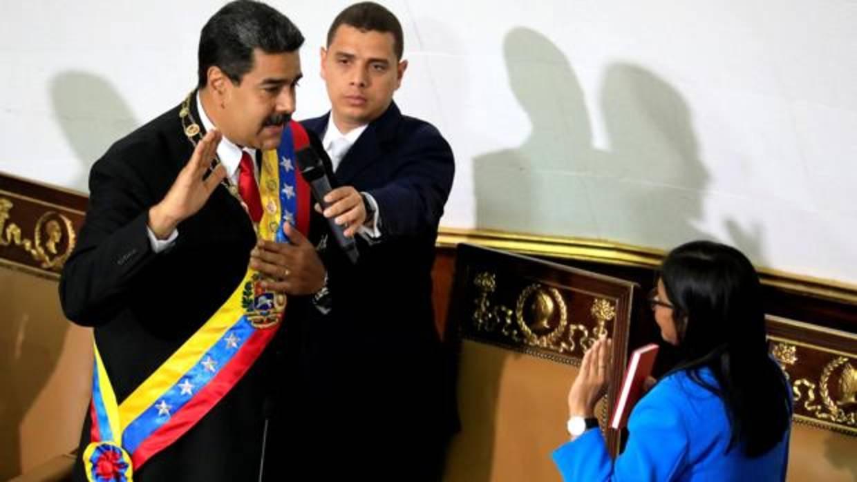 Nicolás Maduro jura el cargo de presidente reelecto ante la Asamblea Constituyente